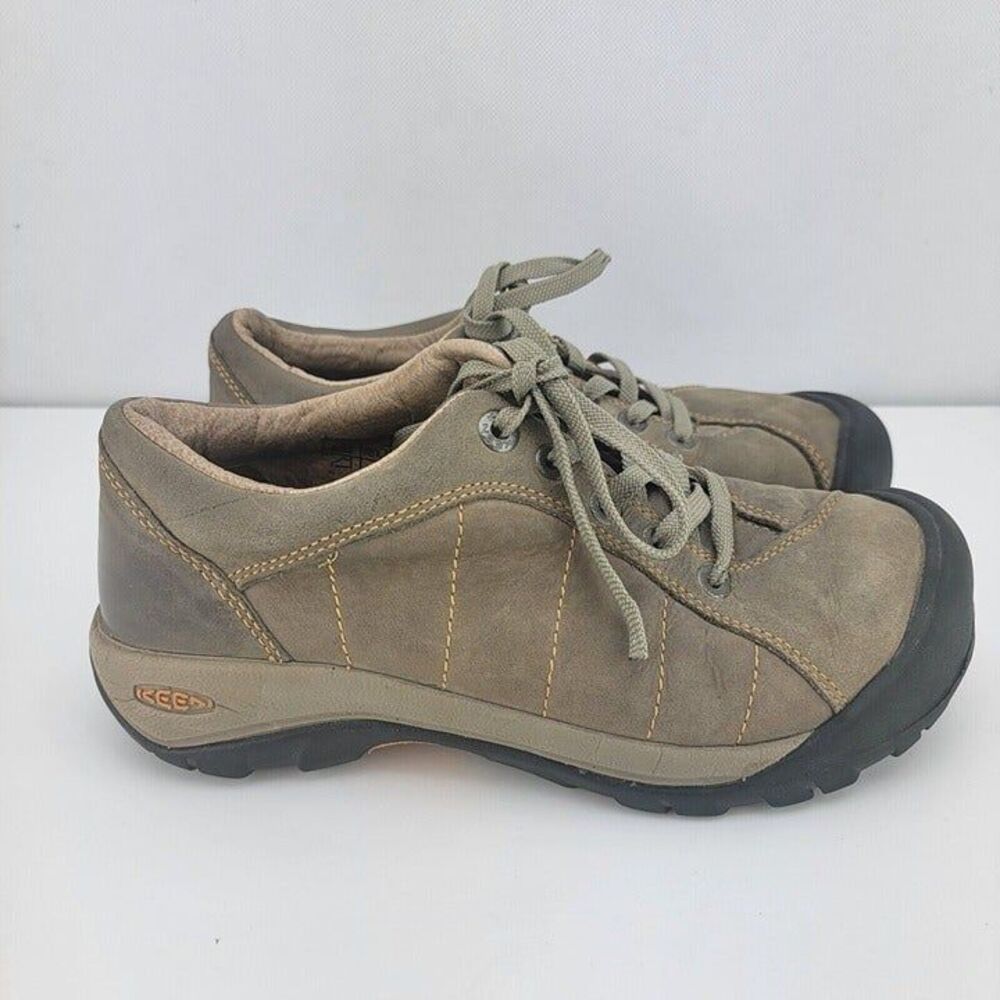 KEEN Presido Womens Size 6 Brown Leather Walking Hiking Shoes 5322-BRAC - Picture 3 of 7